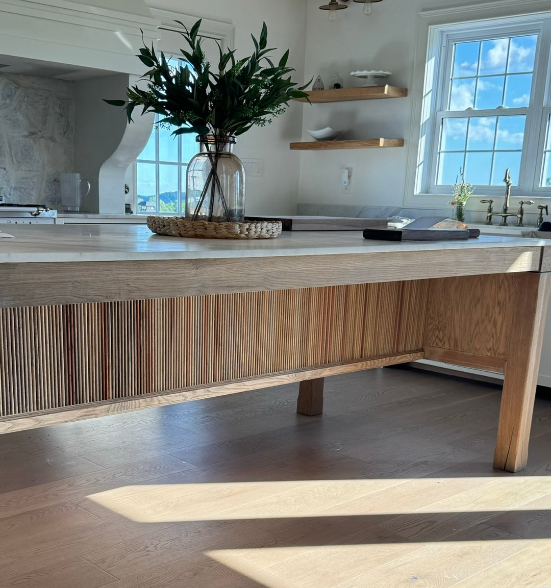 White Oak Kitchen Island
